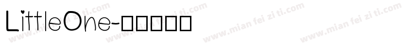 LittleOne字体转换