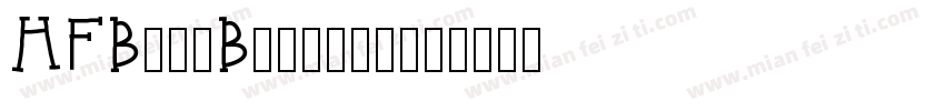HFBellBottoms字体转换