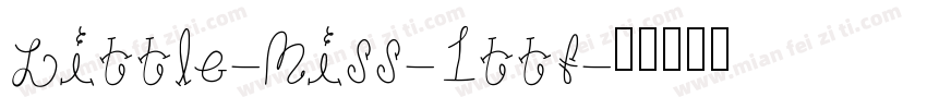 Little-Miss-1ttf字体转换