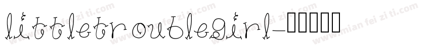 littletroublegirl字体转换