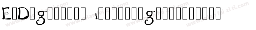 E4DigitalV2HollowRegular-XRLo字体转换