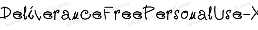 DeliveranceFreePersonalUse-X33Lo字体转换