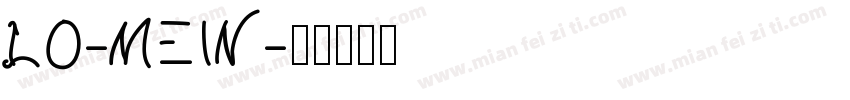 LO-MEIN字体转换