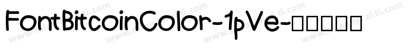 FontBitcoinColor-1pVe字体转换