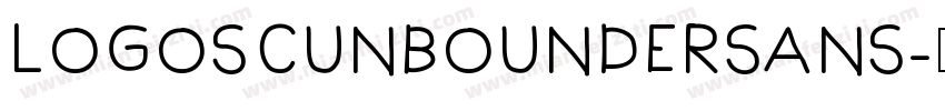 LOGOSCUNBOUNDERSANS字体转换