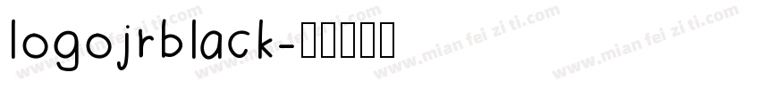 logojrblack字体转换