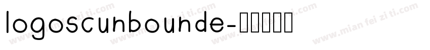 logoscunbounde字体转换