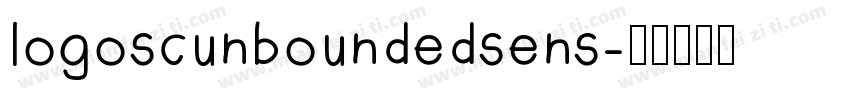 logoscunboundedsens字体转换
