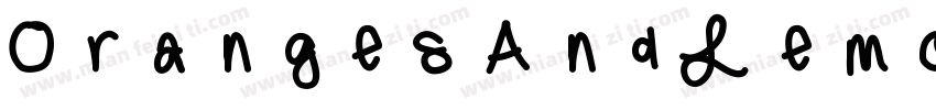 OrangesAndLemonsCaps字体转换