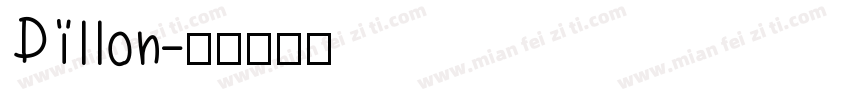 Dillon字体转换