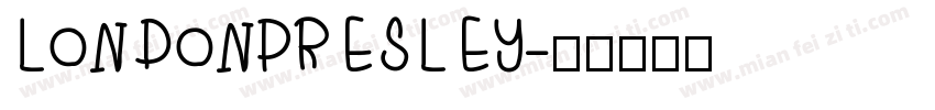 LONDONPRESLEY字体转换