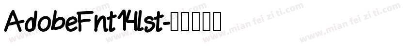 AdobeFnt14lst字体转换