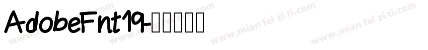 AdobeFnt19字体转换