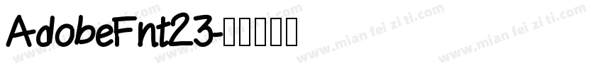 AdobeFnt23字体转换