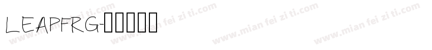 leapfrg字体转换