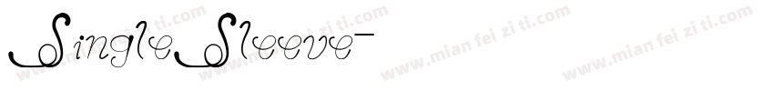 SingleSleeve字体转换