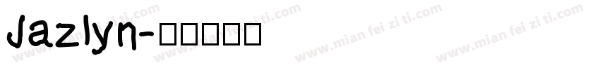 Jazlyn字体转换
