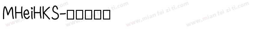 MHeiHKS字体转换