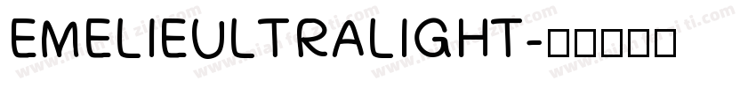 EMELIEULTRALIGHT字体转换