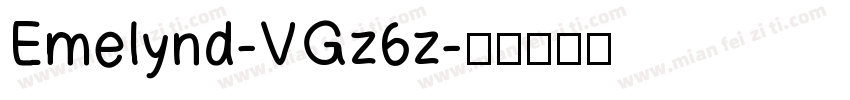 Emelynd-VGz6z字体转换