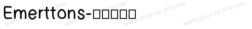 Emerttons字体转换