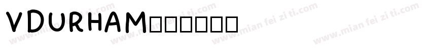VDURHAM字体转换