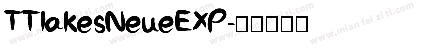 TTlakesNeueEXP字体转换