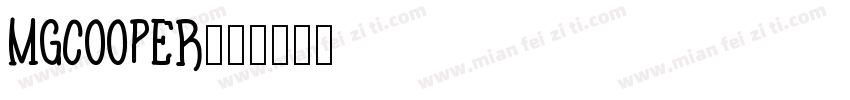 MgCooper字体转换