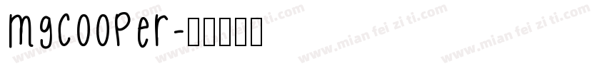 MgCooper字体转换
