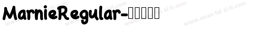 MarnieRegular字体转换