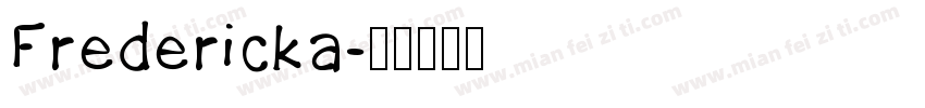 Fredericka字体转换