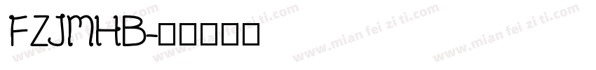FZJMHB字体转换