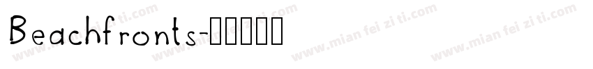 Beachfronts字体转换