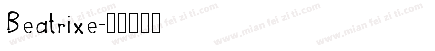 Beatrixe字体转换