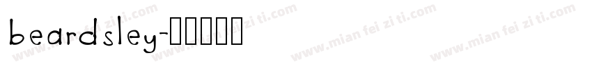 beardsley字体转换