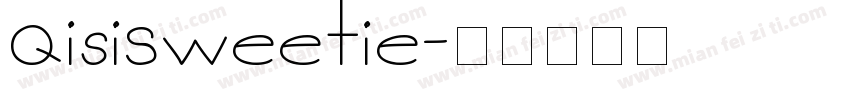 QisiSweetie字体转换