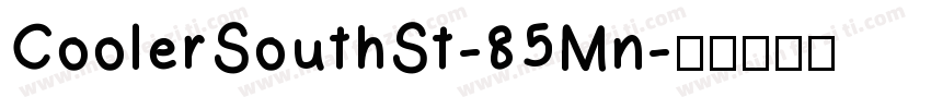 CoolerSouthSt-85Mn字体转换