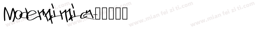 Modernimica字体转换