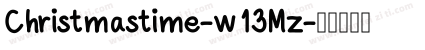 Christmastime-w13Mz字体转换