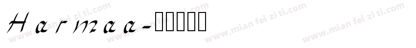 Harmaa字体转换