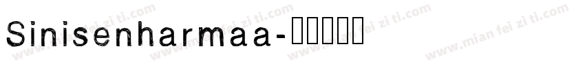 Sinisenharmaa字体转换