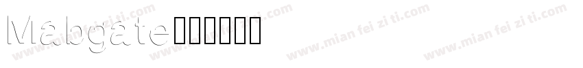 Mabgate字体转换
