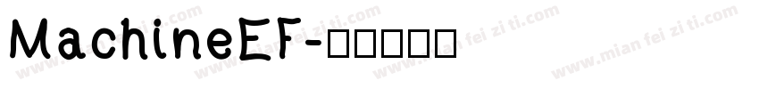 MachineEF字体转换