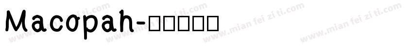 Macopah字体转换