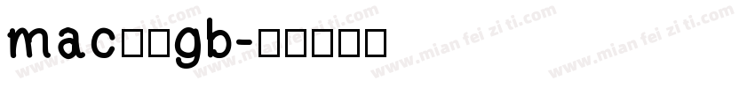 mac仿宋gb字体转换