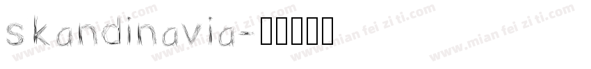 skandinavia字体转换