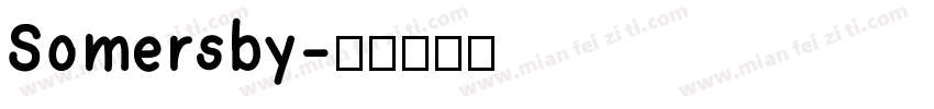 Somersby字体转换
