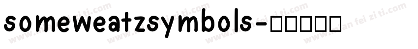 someweatzsymbols字体转换