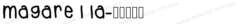 magarella字体转换