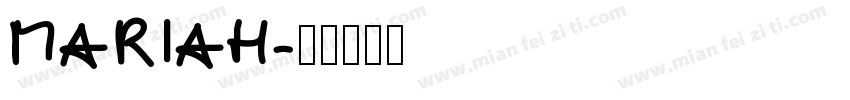 MARIAH字体转换